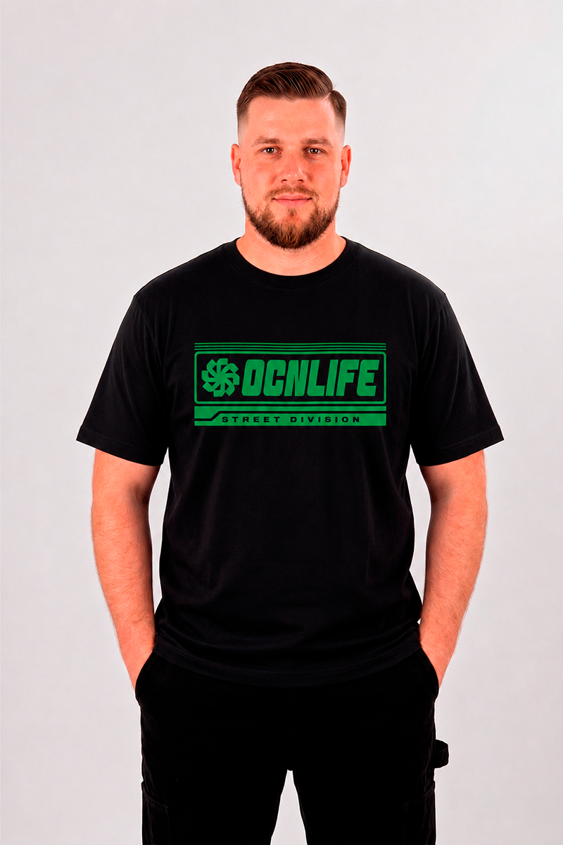 Remera Ocn Original Plus Size / Talle Especial Negro