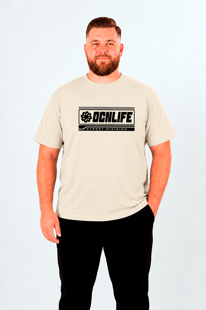 Remera Ocn Original Plus Size / Talle Especial Beige