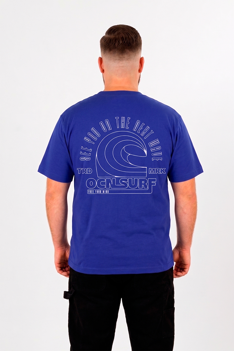 Remera Ocn Original Plus Size / Talle Especial Azul