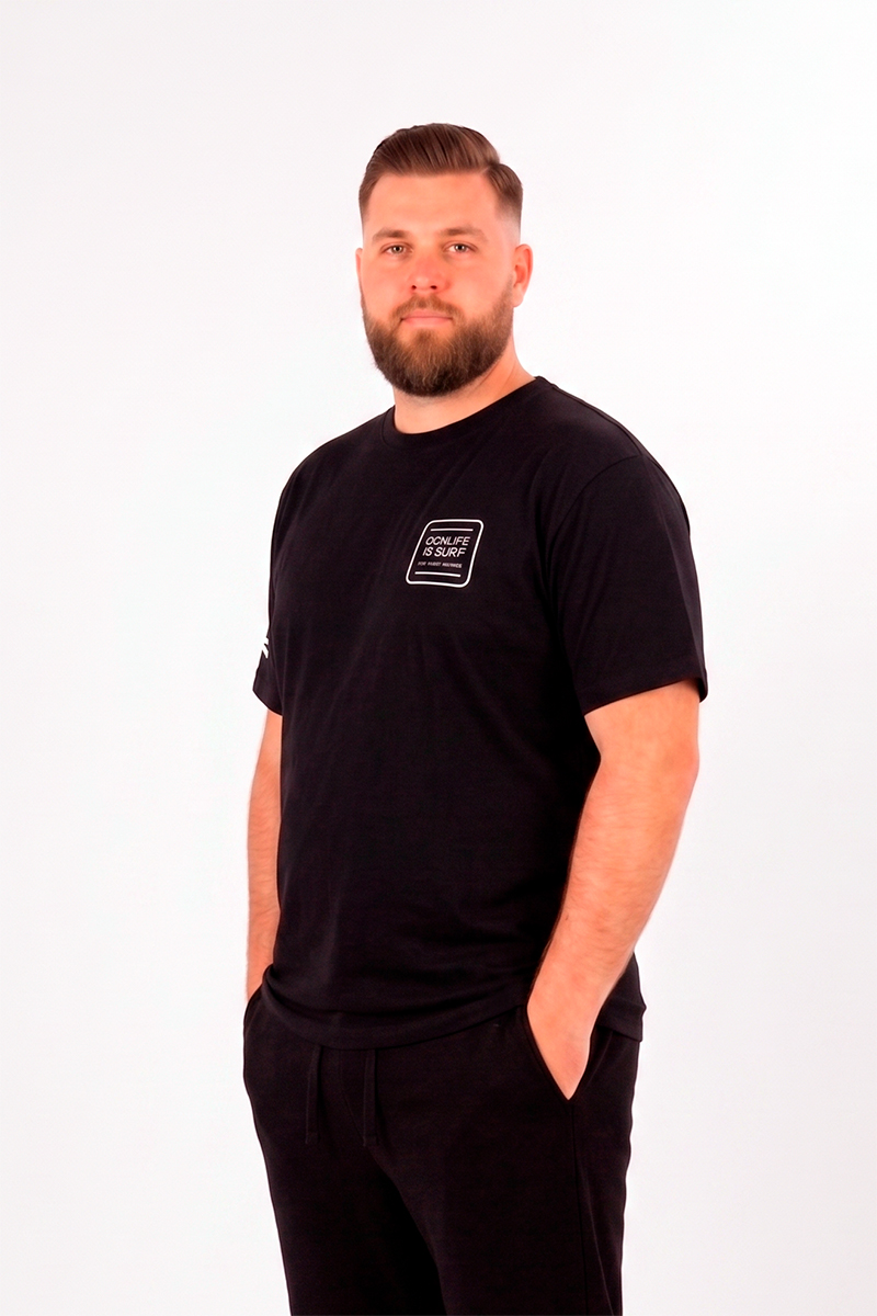 Remera Ocn Original Plus Size / Talle Especial Negro
