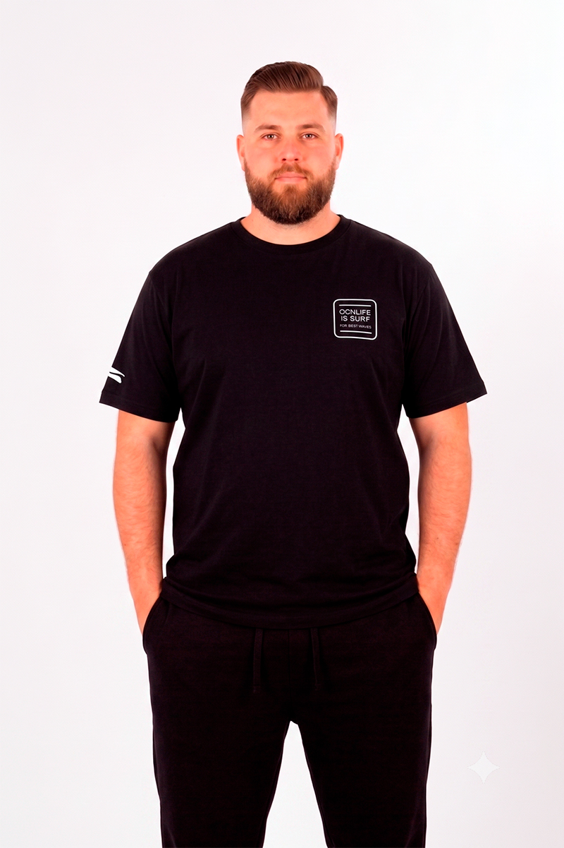 Remera Ocn Original Plus Size / Talle Especial Negro