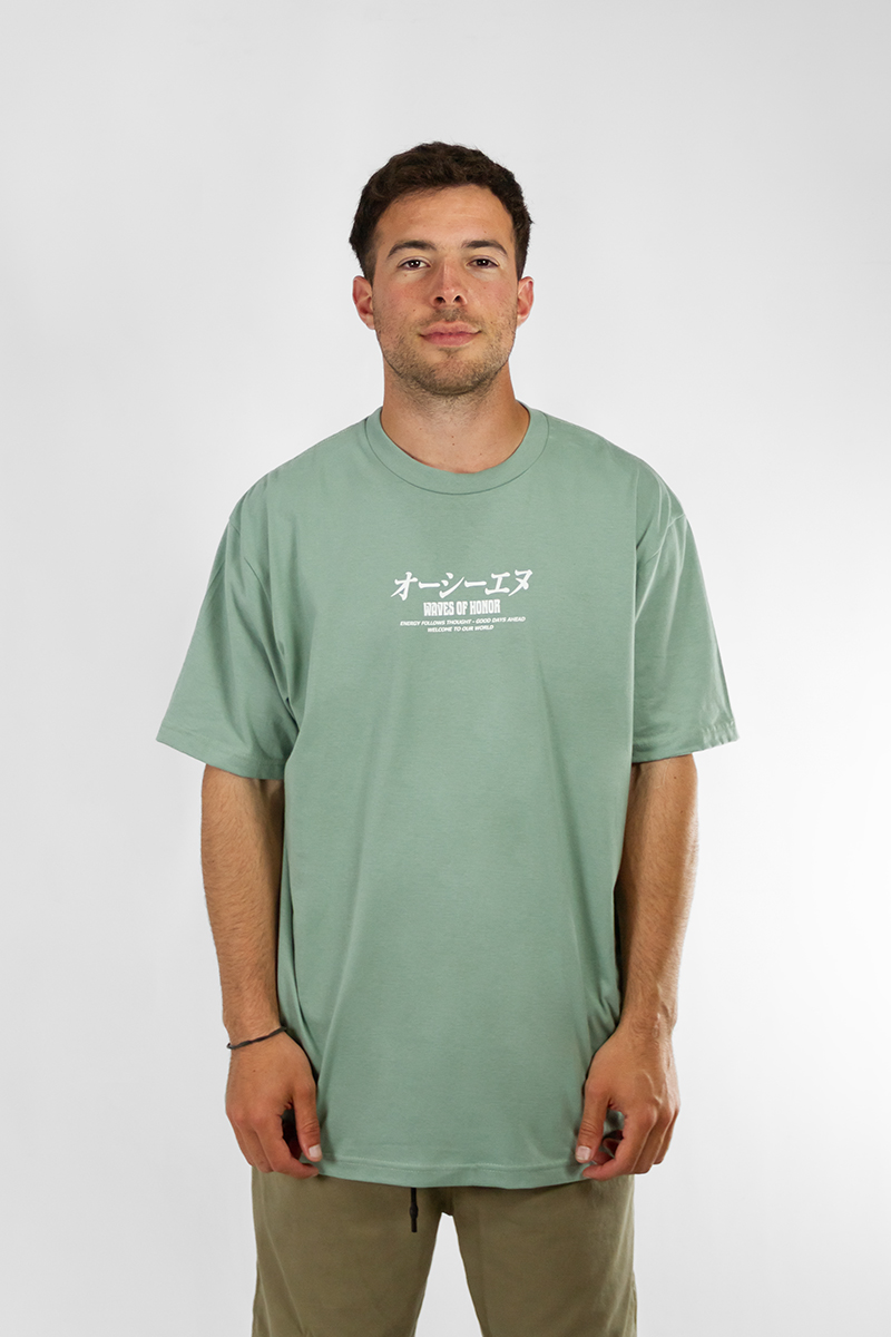 Remera Ocn Hombre Orian Relax Verde 7G3E4