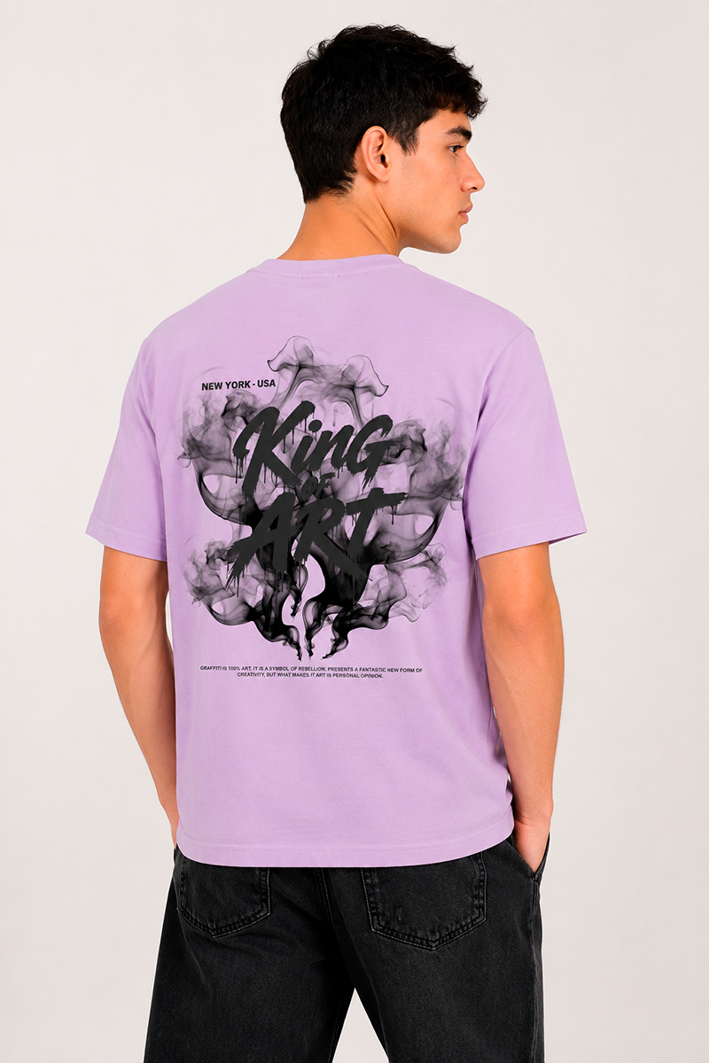 Remera King Of Art Urban Shirt Lila