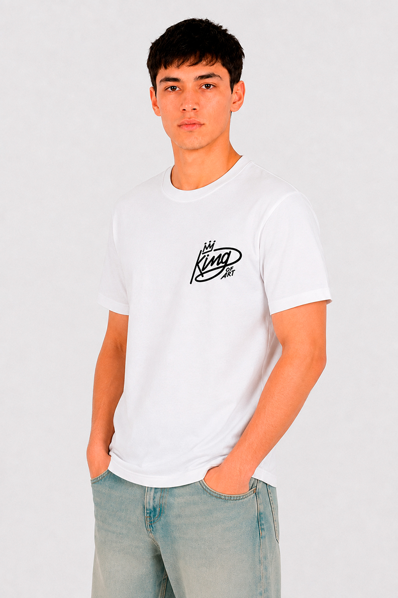 Remera King of Art Loud Blanco