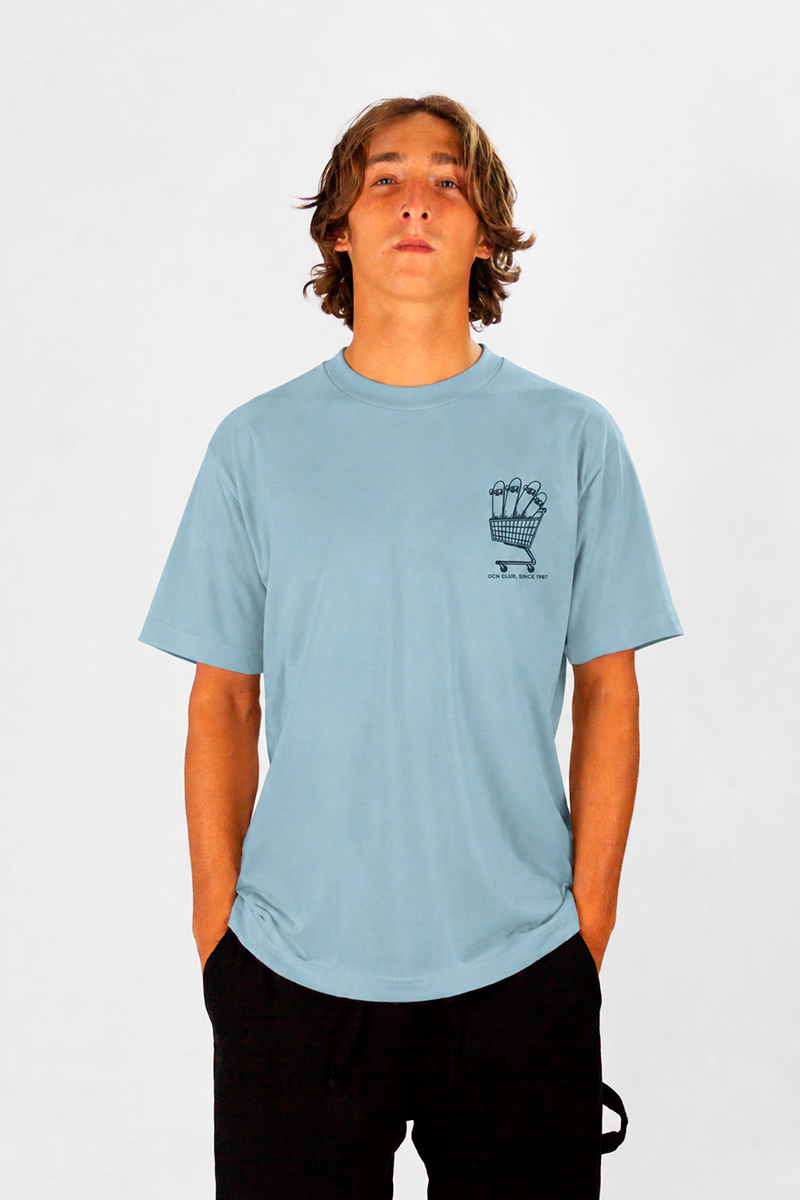 Remera Ocn Original Celeste