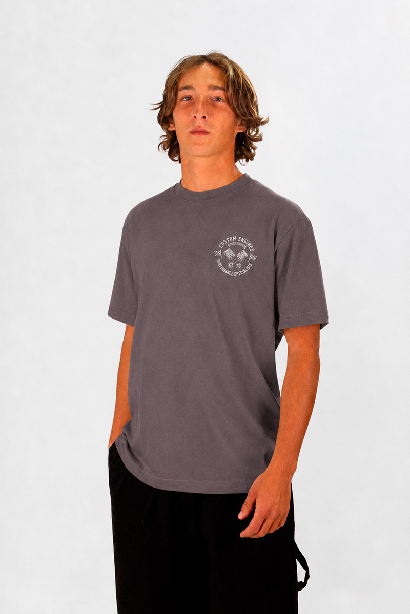 Remera Ocn Garage Gris