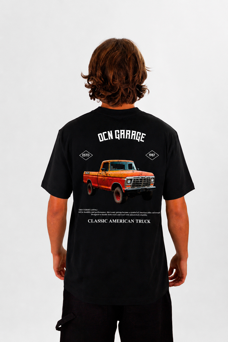 Remera Ocn Garage Negro