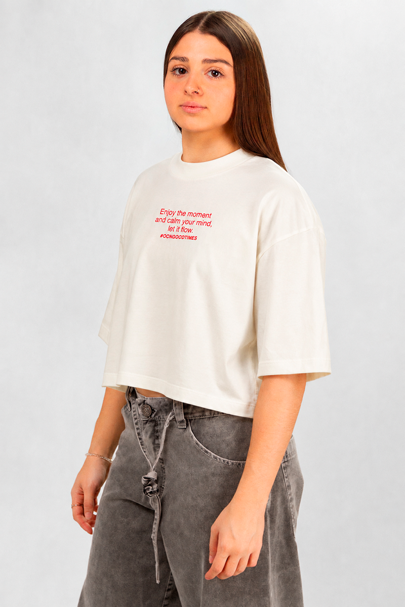 Remera Ocn Boxy Tee Blanco