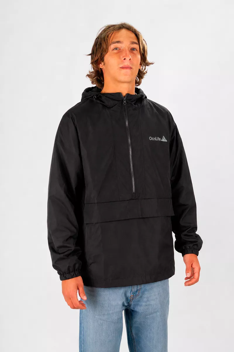Anorak Ocn Manchester Negro