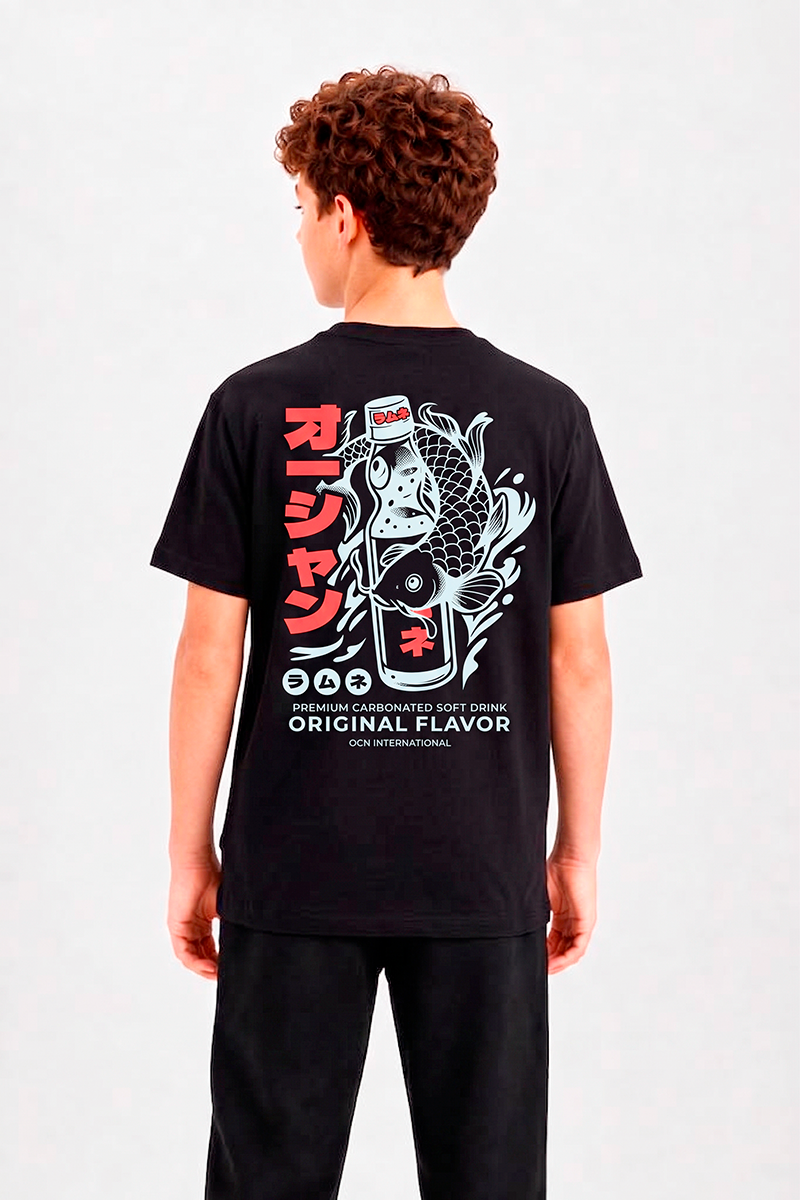 Remera Ocn Orian Negro