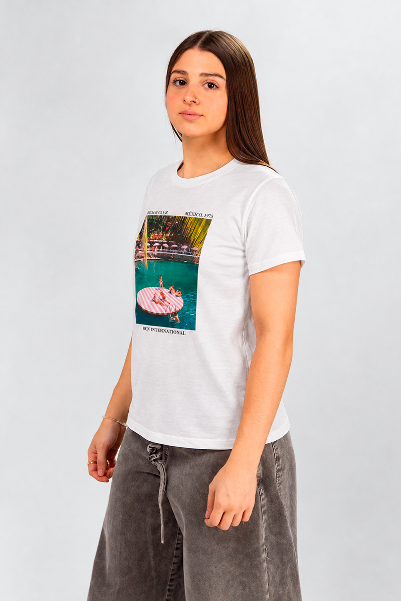 Remera Ocn Photograph Blanco