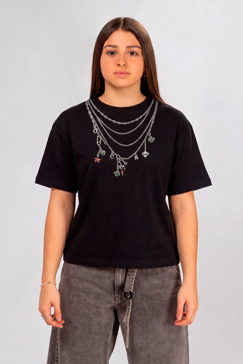 Remera Ocn Rebel Negro