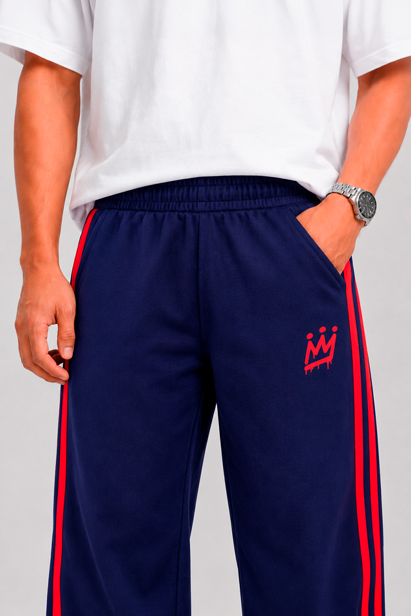 Jogging King Of Art Strips Rust Azul