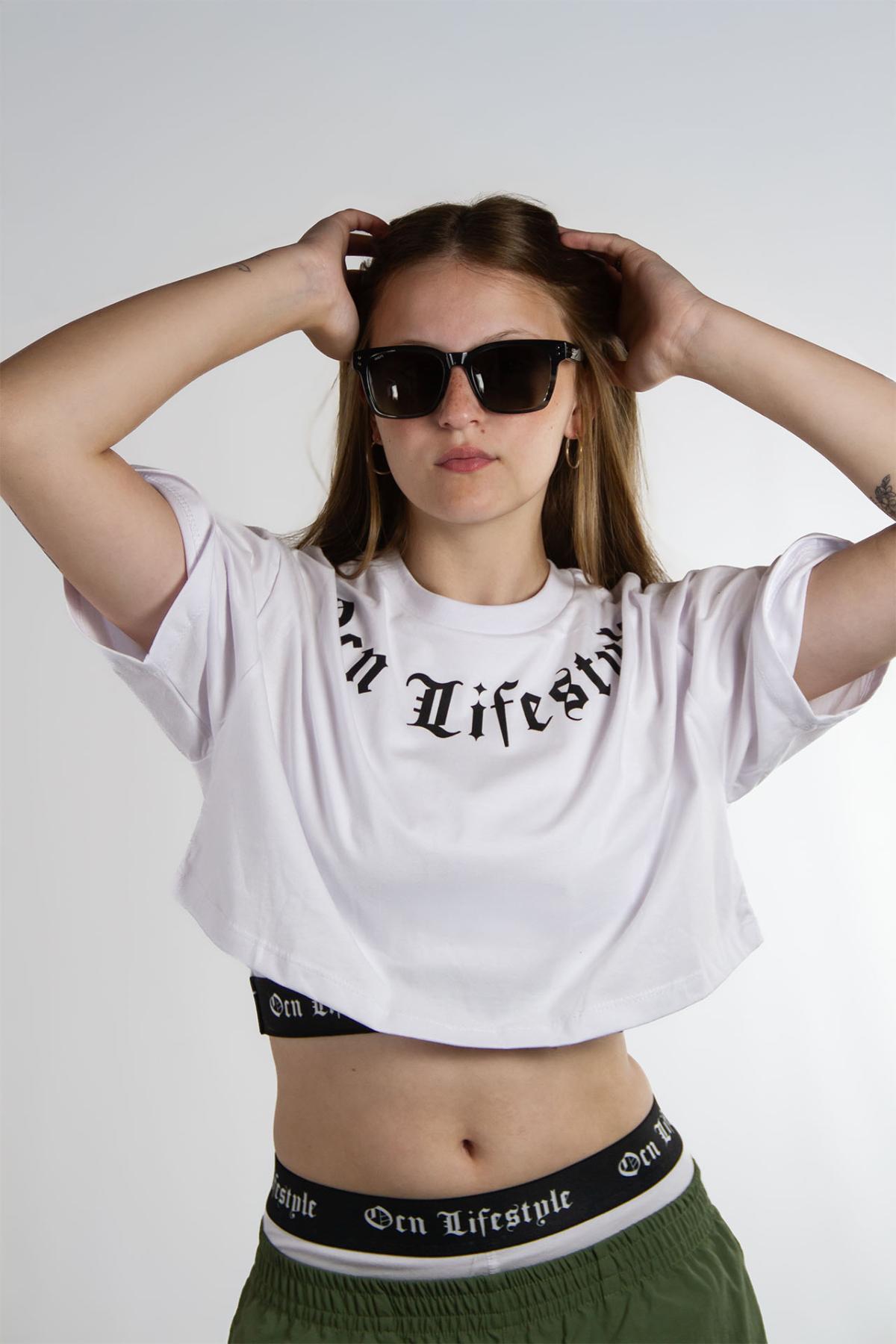 Remera Ocn Mujer Minimal Blanco x9