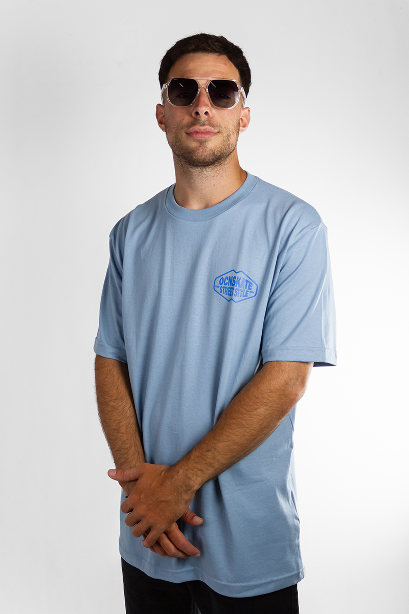 Remera Ocn Hombre Original Celeste