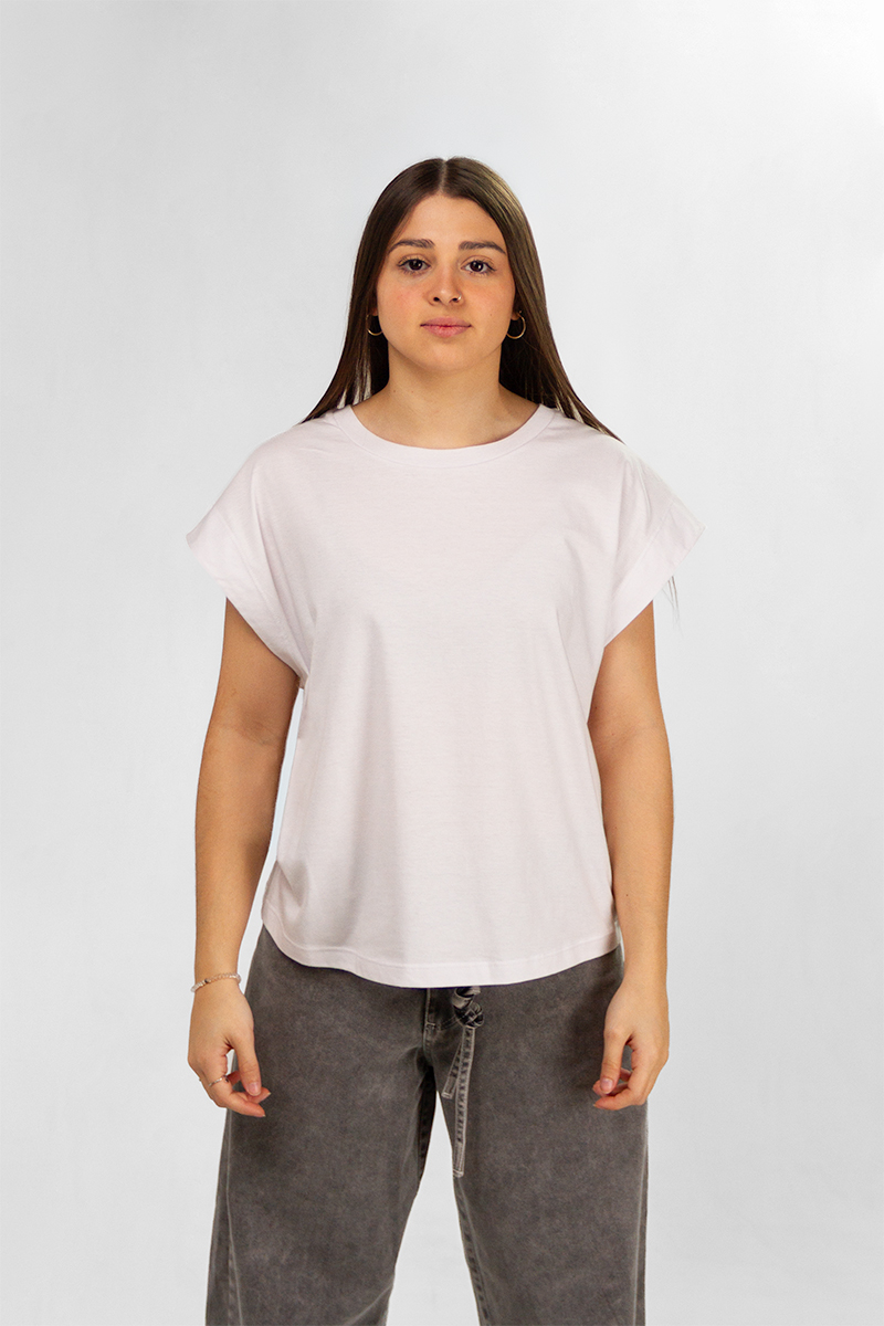 Remera Ocn Wide Sleeve Blanco