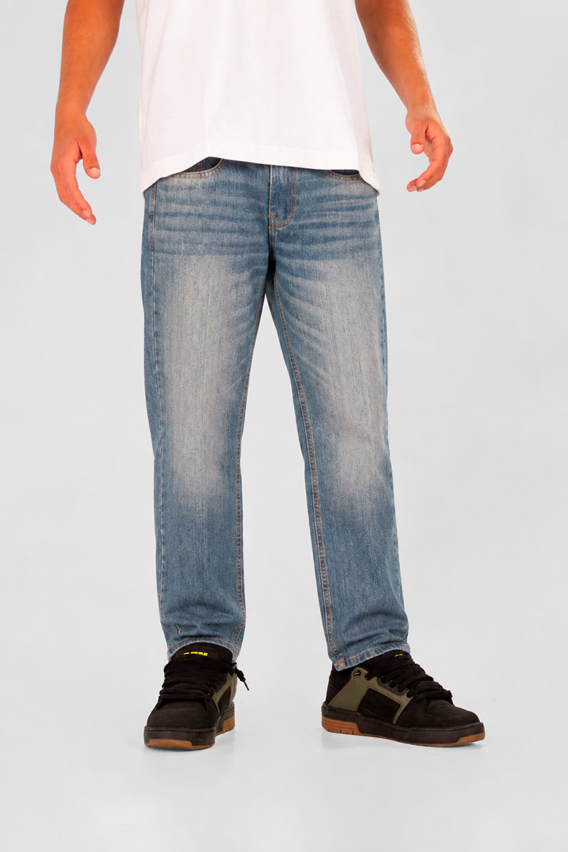 Jean Ocn Straight Antique Azul