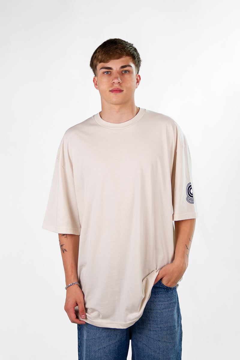 Remera Ocn Hombre Tributo Oversize Crudo 7563K