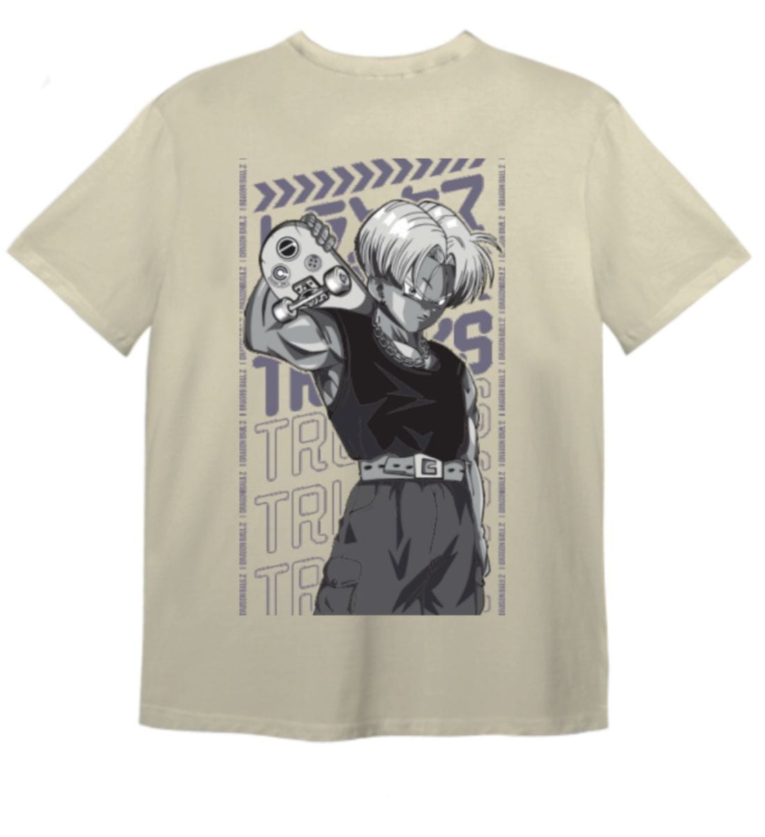 Remera Ocn Hombre Tributo Oversize Crudo 7563K