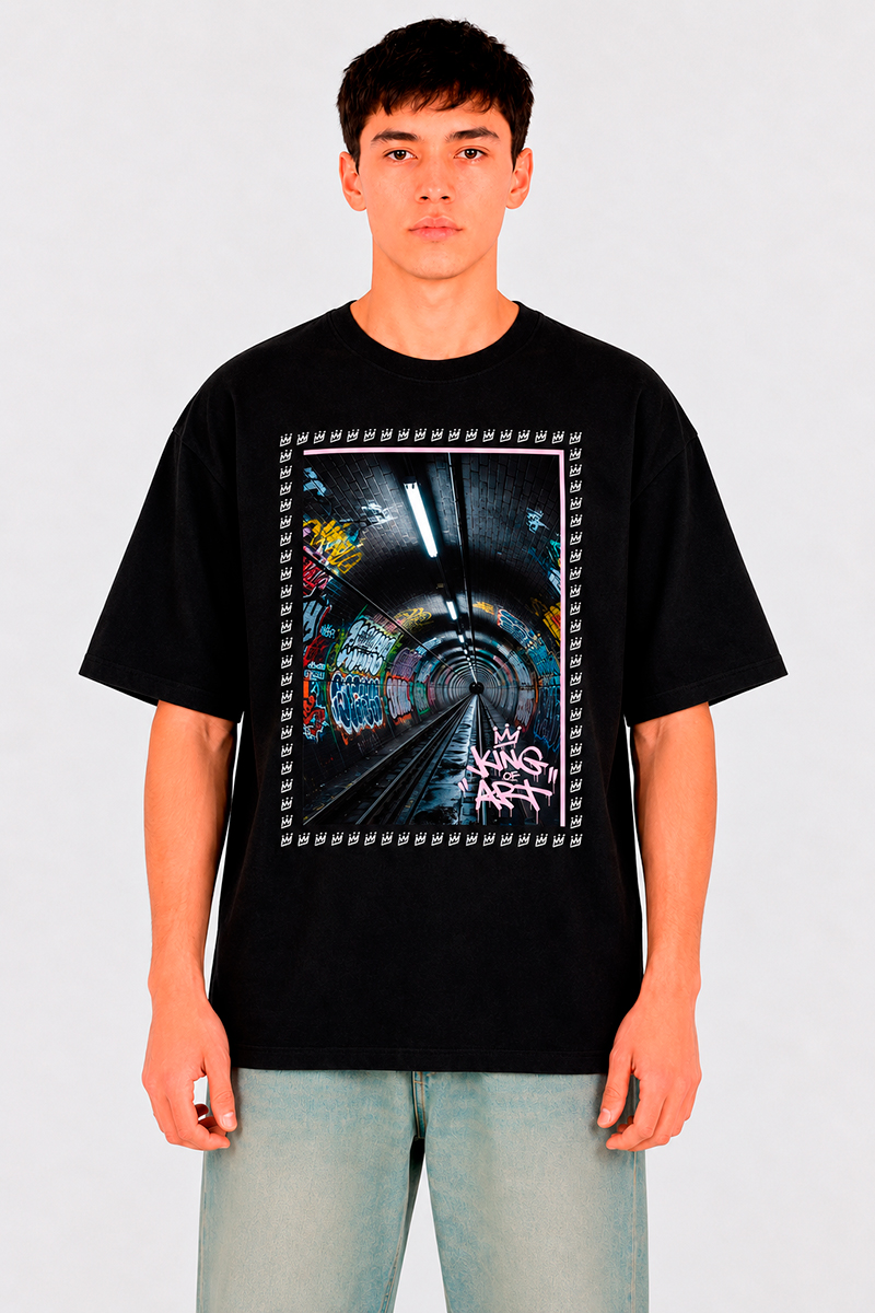Remera King Of Art Reclaim Negro