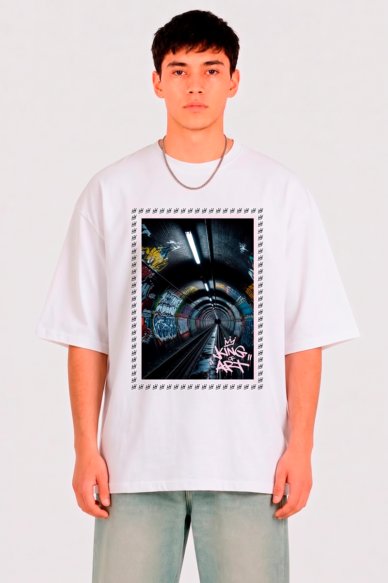 Remera King Of Art Reclaim Blanco