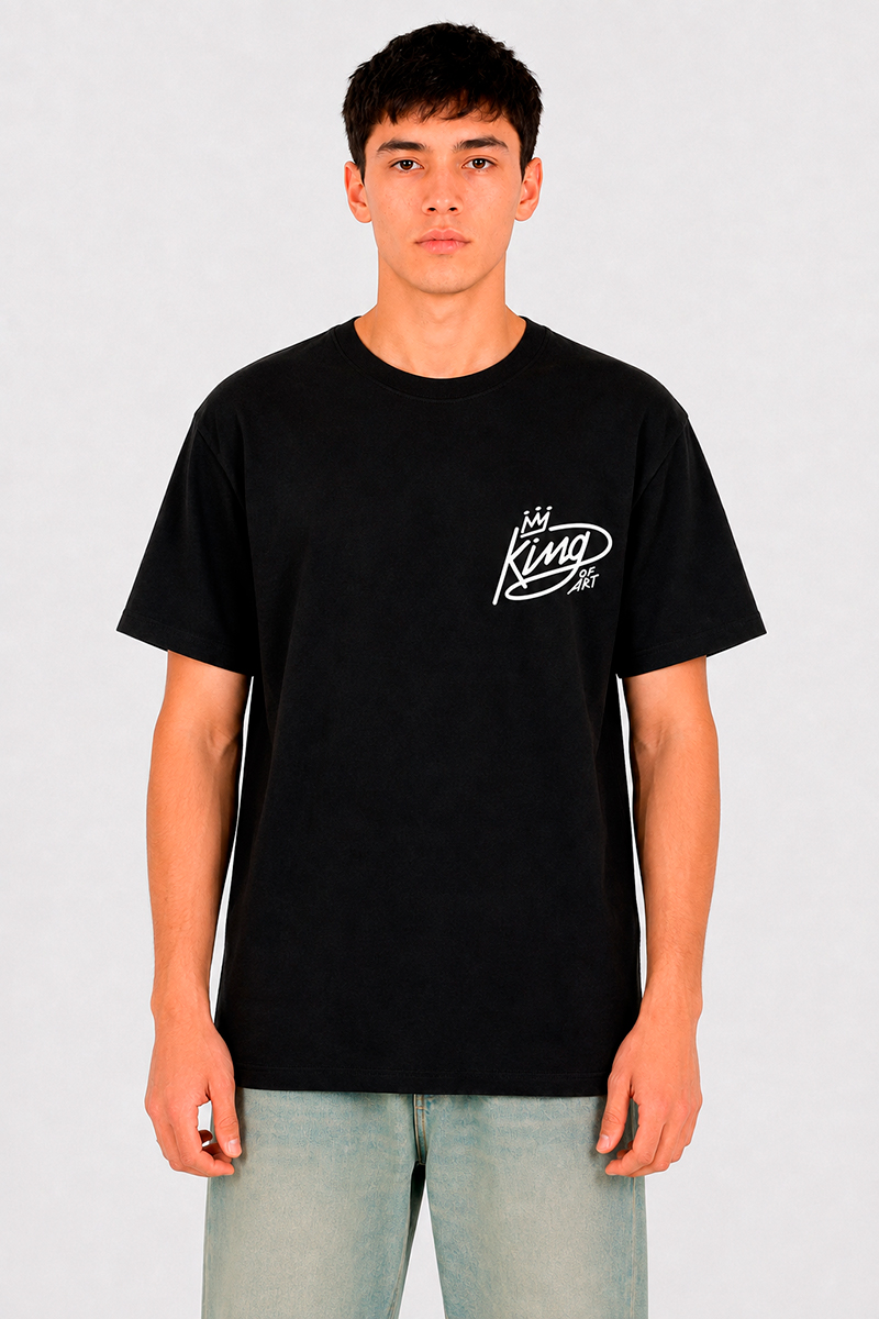 Remera King Of Art Loud Negro