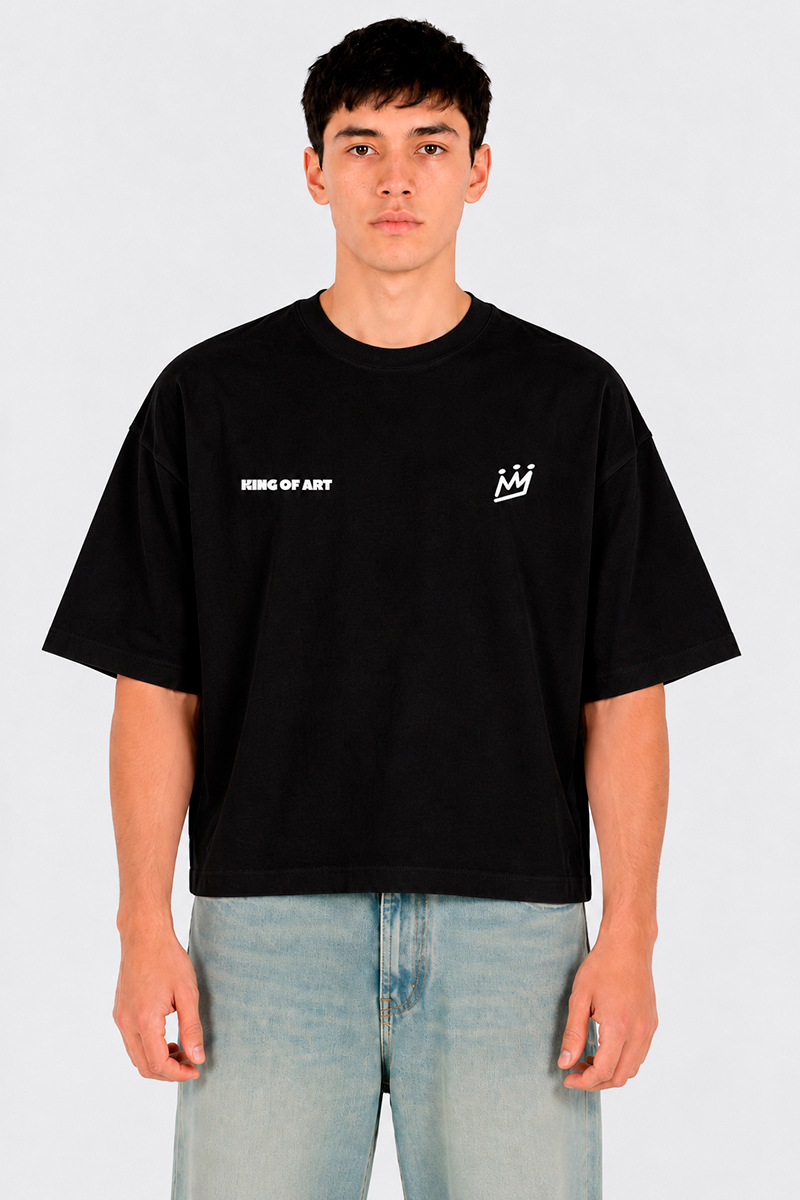 Remera King Of Art Box Negro