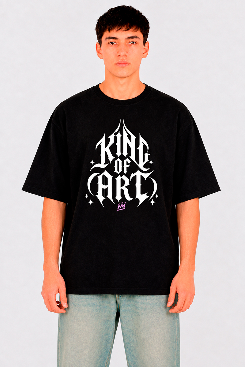 Remera King Of Art Reclaim Negro