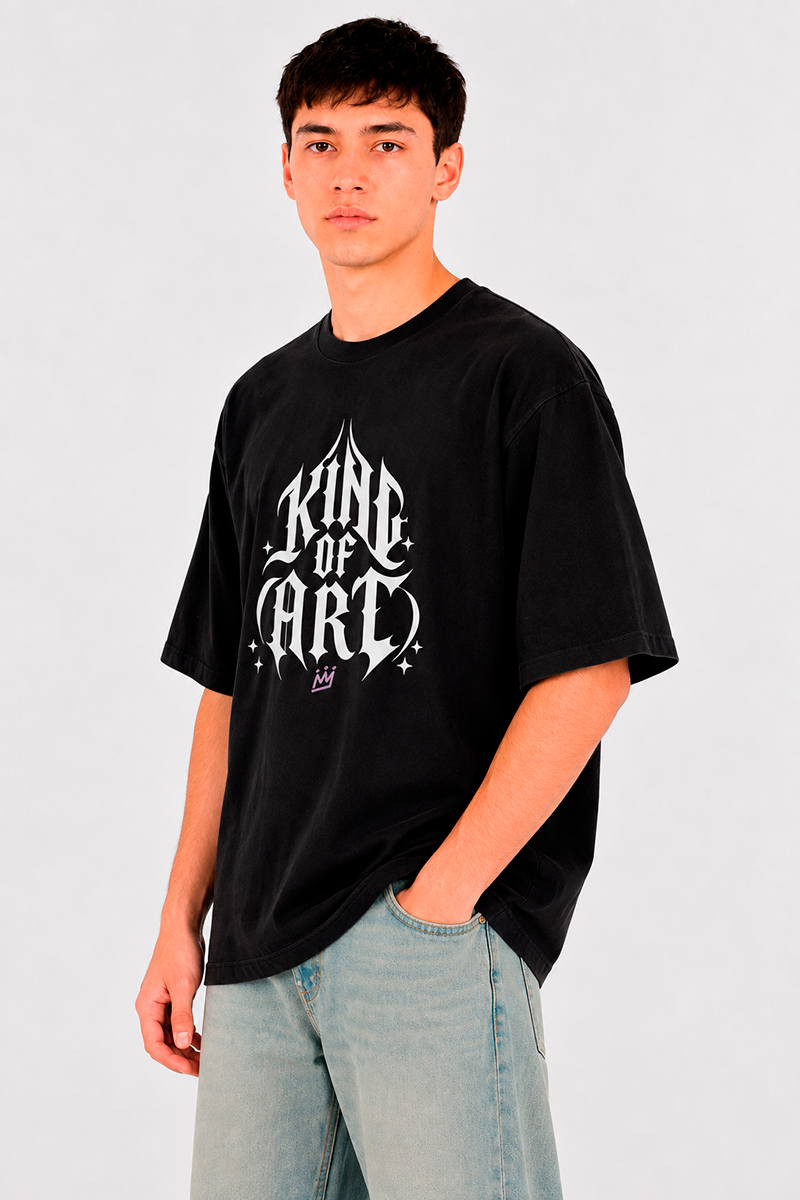 Remera King Of Art Reclaim Negro