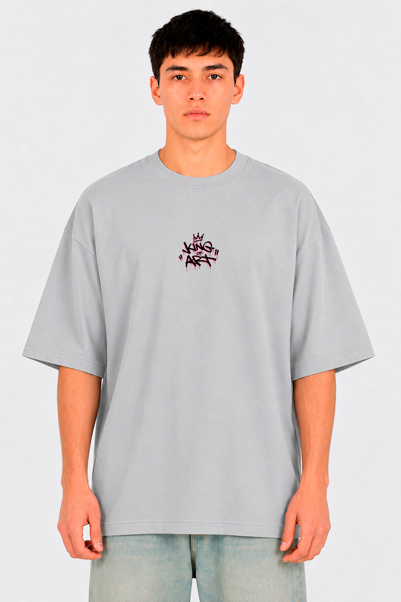 Remera King Of Art Reclaim Gris
