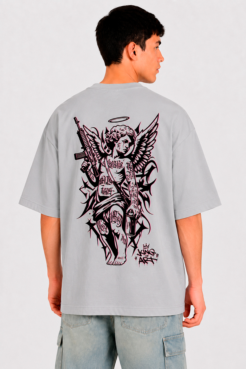Remera King Of Art Reclaim Gris