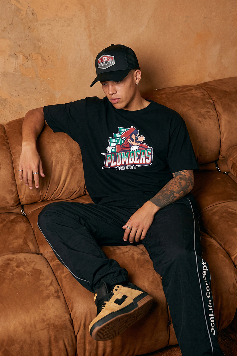 Remera Ocn Tributo Negro
