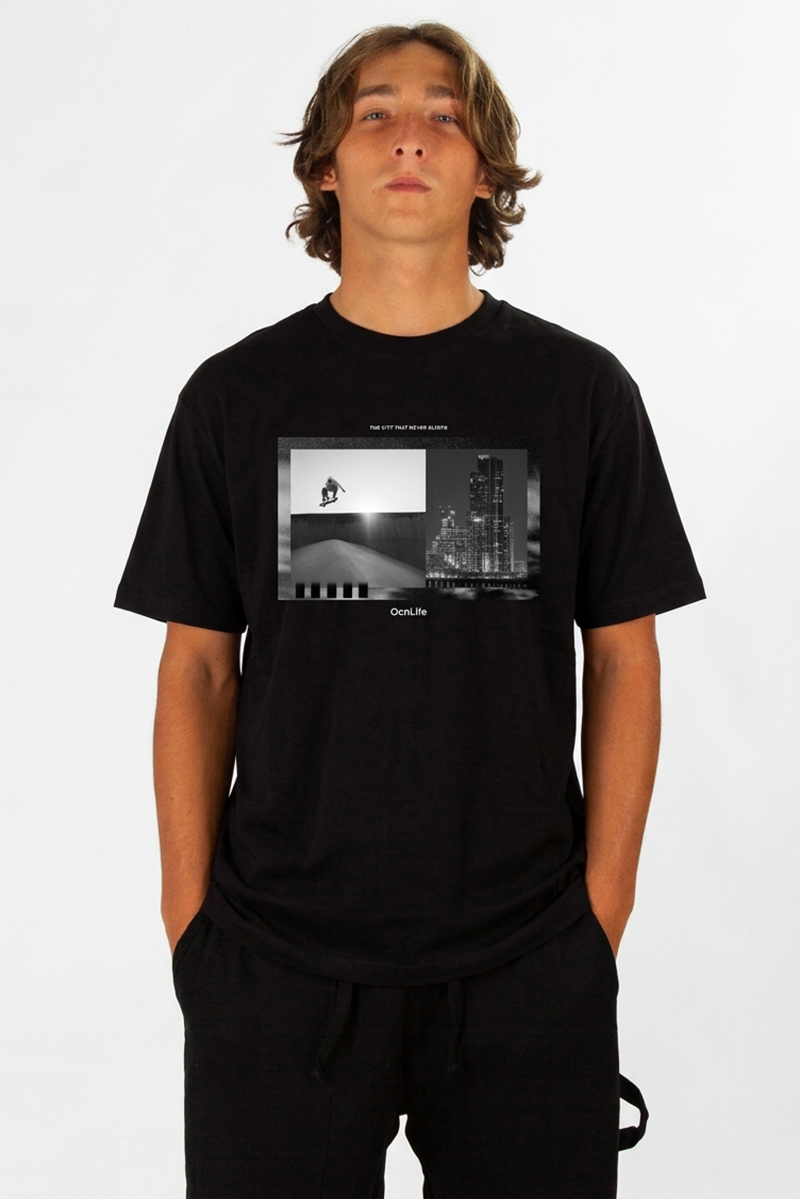 Remera Ocn Photograph Negro