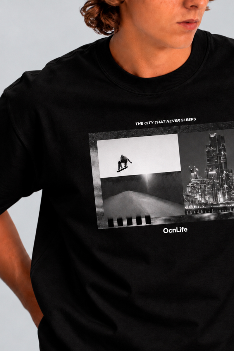 Remera Ocn Photograph Negro
