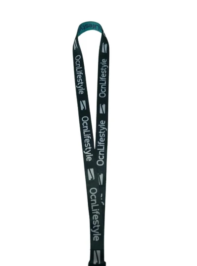 Llavero Tira Ocn Tape Negro Turquesa