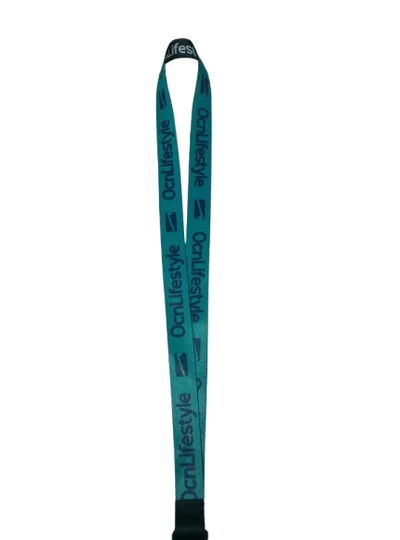 Llavero Tira Ocn Tape Negro Turquesa