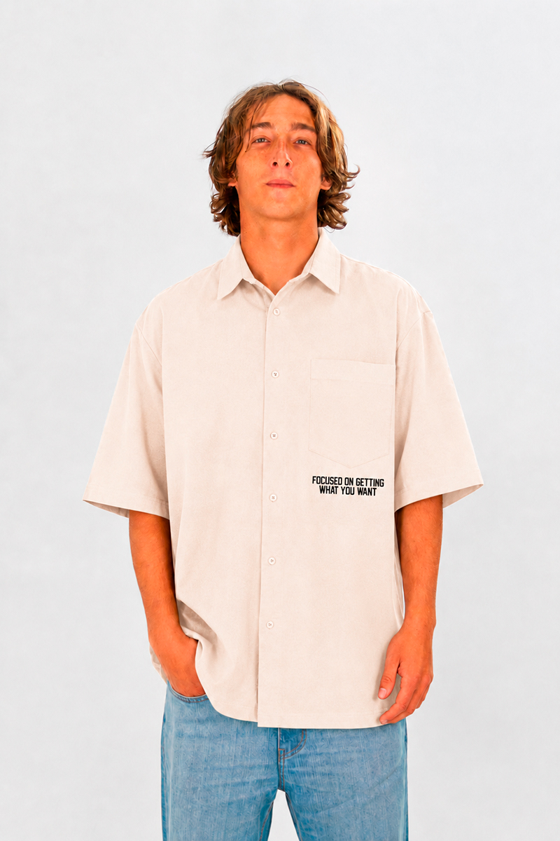 Camisa Ocn Nasti Negro Crudo