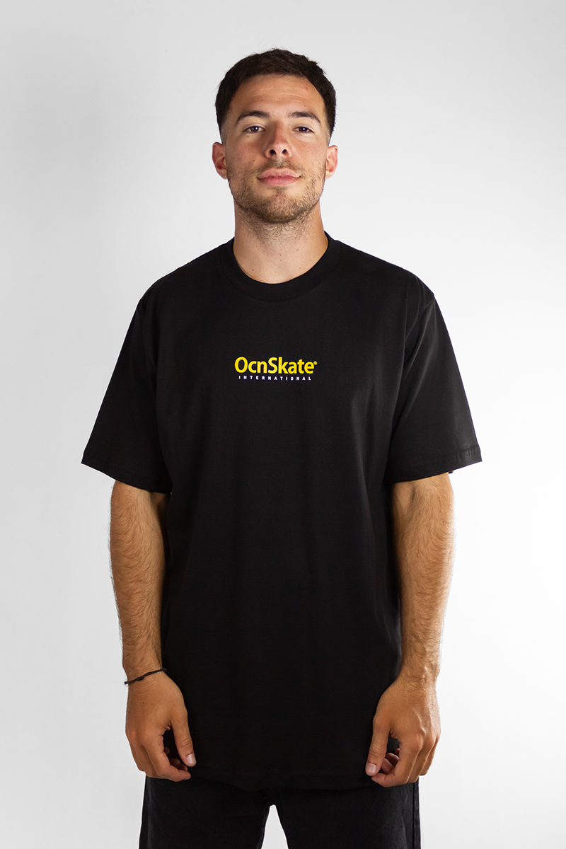 Remera Ocn Hombre Premium Negro N7