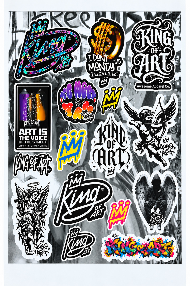 Calco King Of Art Plancha Surtido