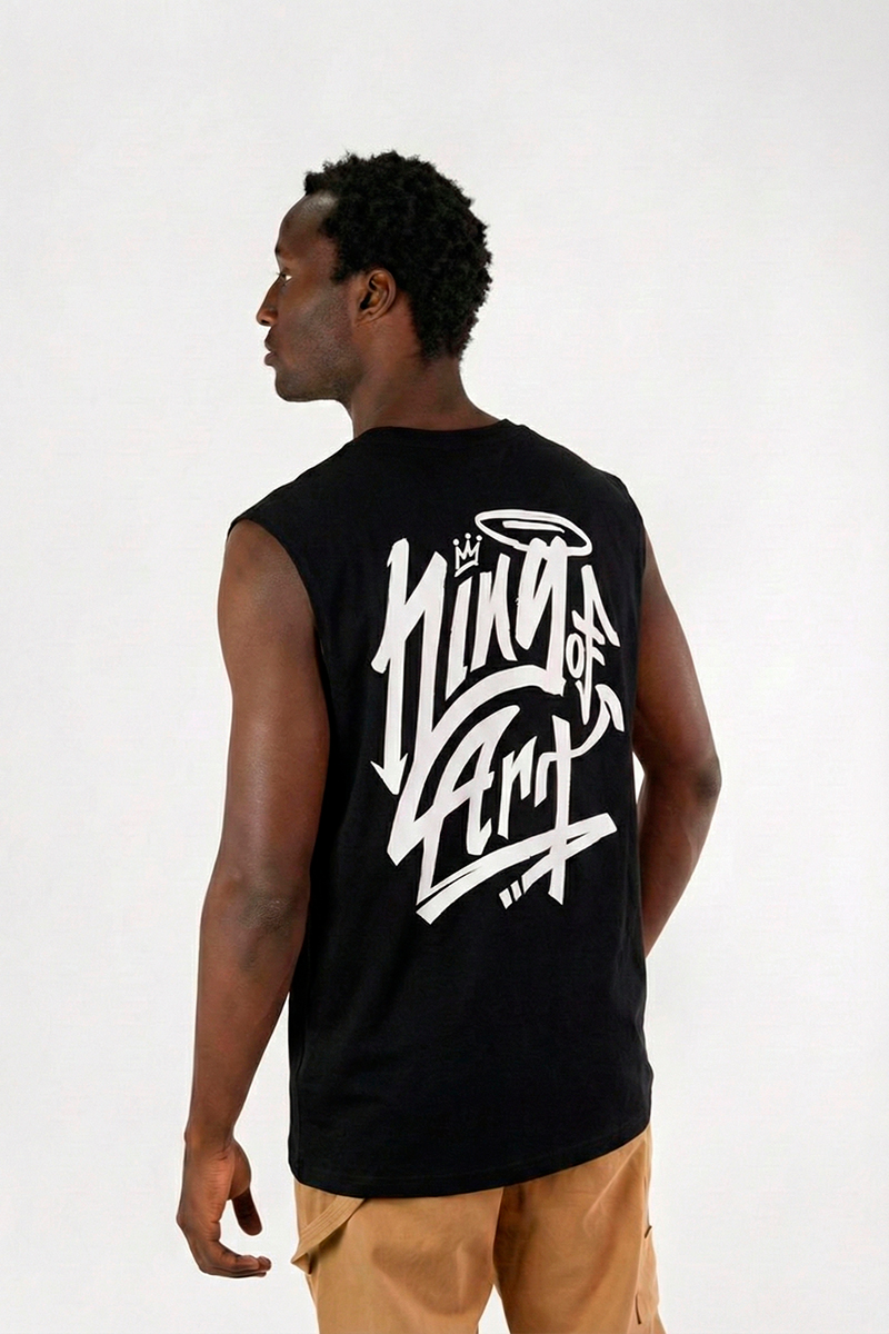 Musculosa King Of Art Mullet Negro