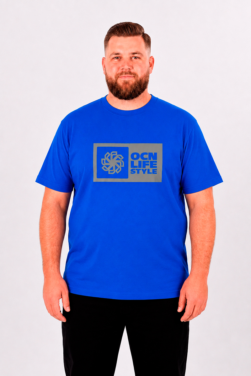 Remera Ocn Original Plus Size / Talle Especial Azul