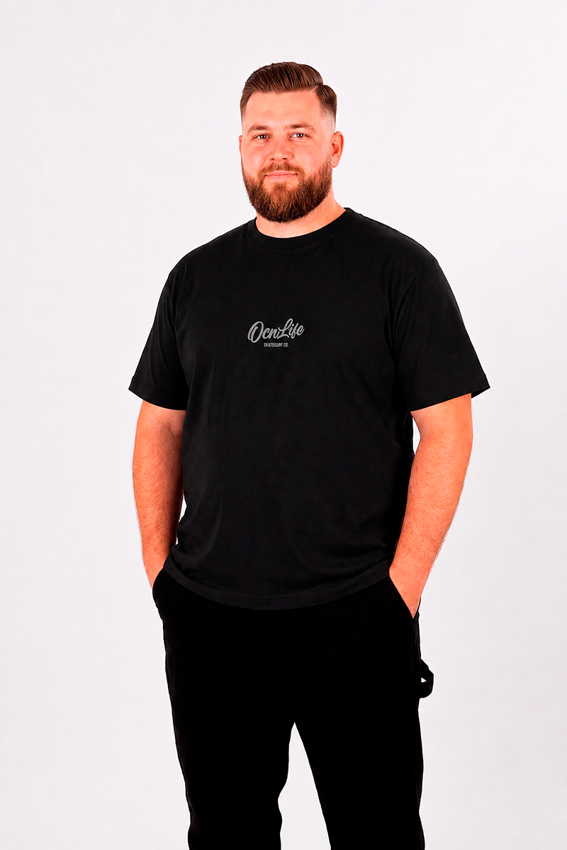 Remera Ocn Original Plus Size / Talle Especial Negro
