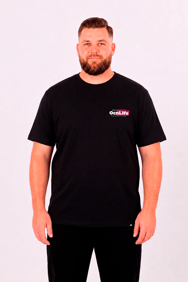 Remera Ocn Original Plus Size / Talle Especial Negro