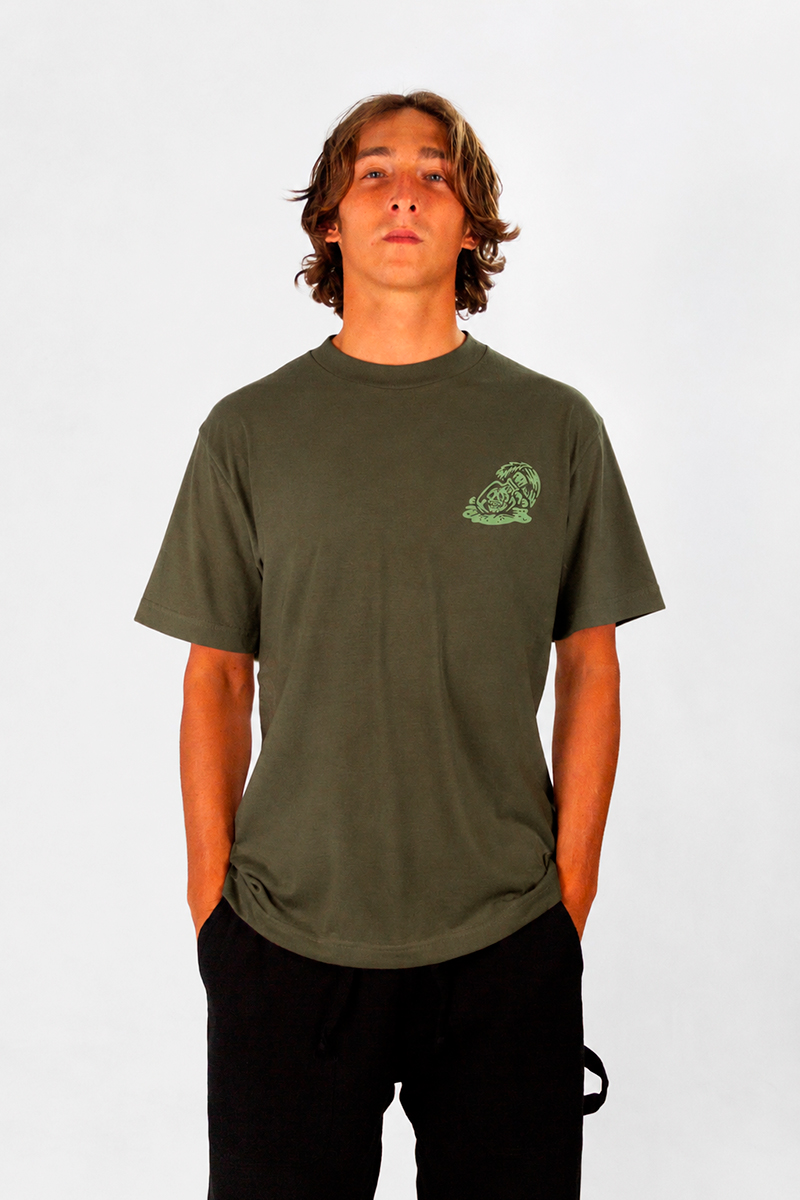 Remera Ocn Original Gris Medieval