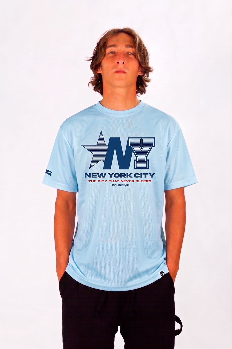 Remera Ocn Premium Celeste