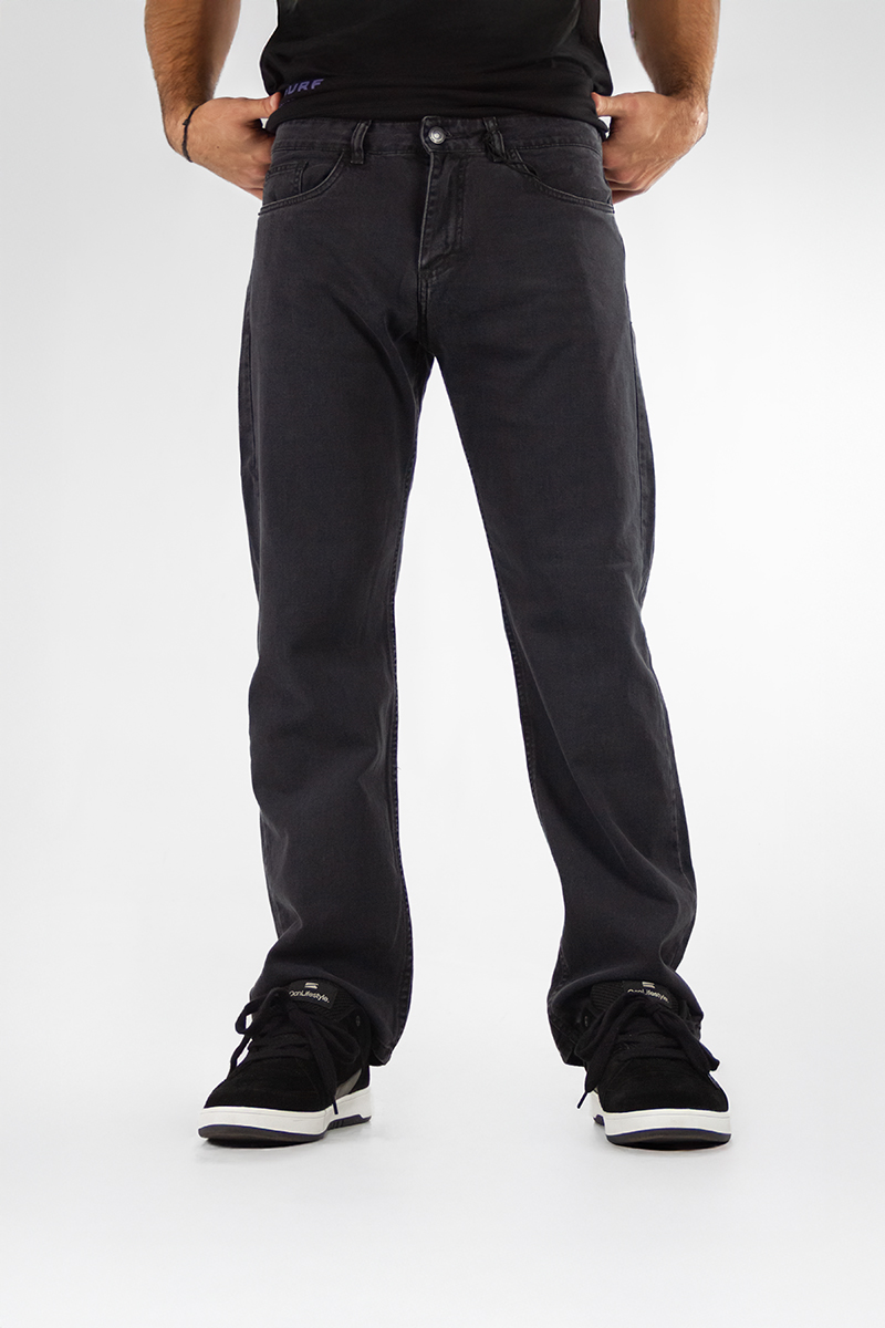 Jean Hombre Straight Negro Str 60100