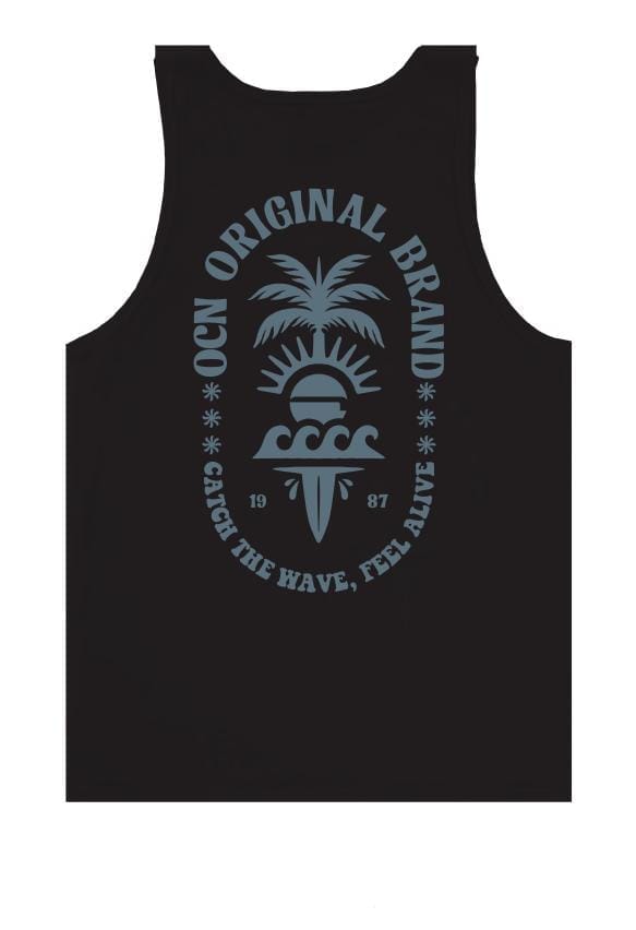 Musculosa Ocn Kids Original Regular Negro 7018D