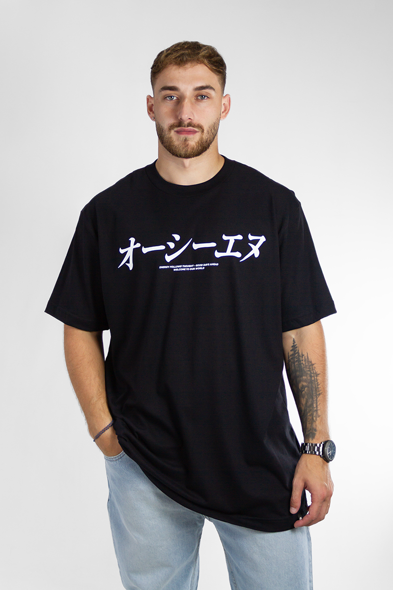 Remera Ocn Hombre Orian Negro 601L0