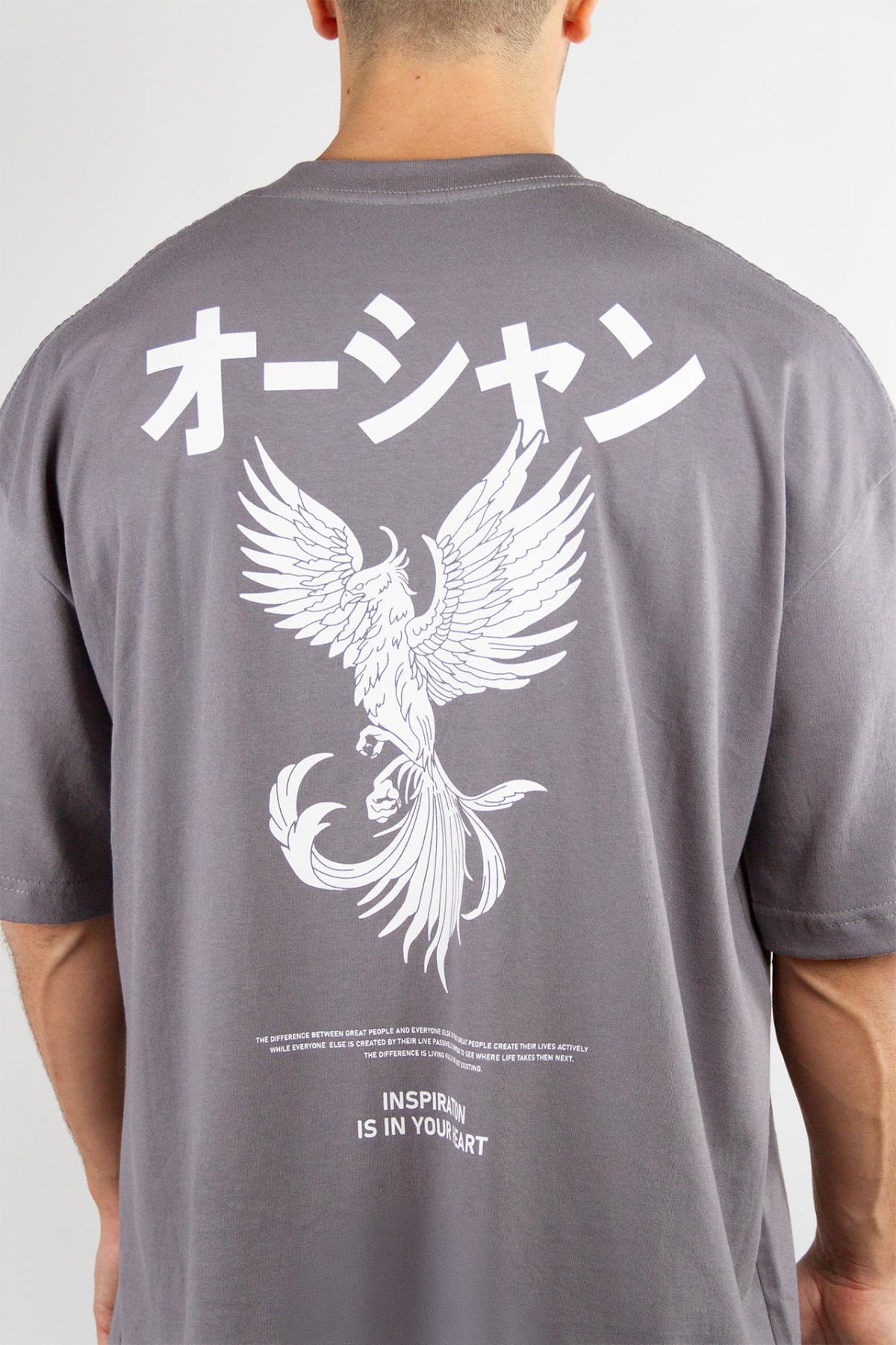 Remera Ocn H Original Oversize Gris P (J0)