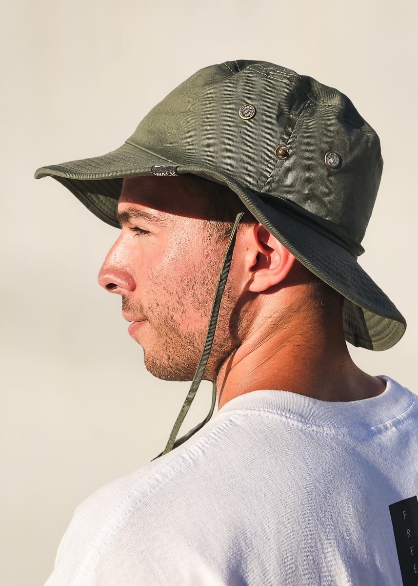 Piluso Hombre Ocn Australiano Verde Militar